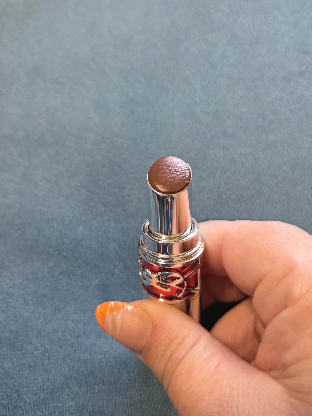 YSL Loveshine Candy Glaze Lip Gloss Stick In Scenic Brown